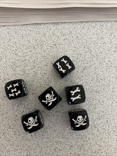 Rum bones black - rum, dice