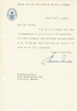 Enoch Powell Typed Letter Signed