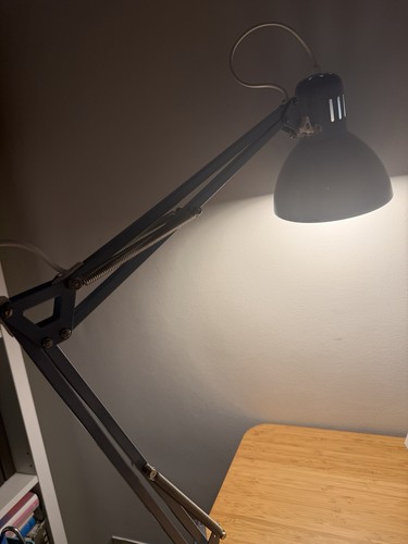 Ikea tertial blue work - work, lamp