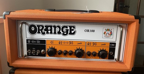 Orange or100 guitar amplifier - guitar,