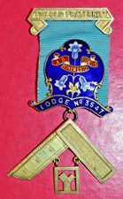 Masonic Past Master's Jewel Old Fraternity Lodge No 3547 sterling silver WM PM
