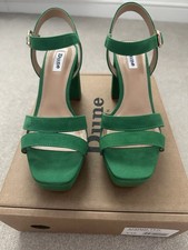 Dune Ladies Green Platform