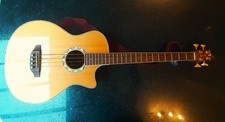 Crafter GAB24S/N Electric Acoustic Bass c/w Padded Gig Bag and Strap