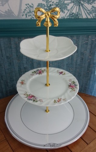 Tier china cake stand - china,