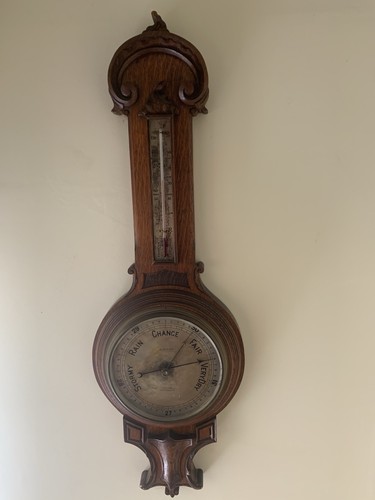 Antique large carved oak - carved,