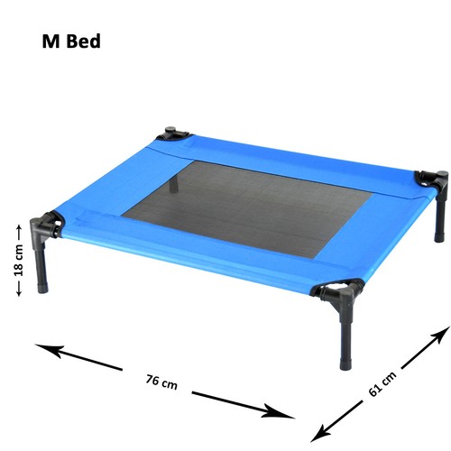 Elevated dog bed pet - bed, mesh