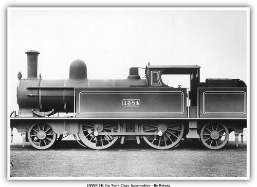 Lnwr 5ft 6in tank class - 5ft, train