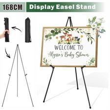 Portable Adjustable Metal Easel Stand Foldable Travel Easel Drawing For Artist