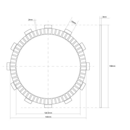 Clutch disc crankset - clutch,