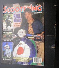 SCOOTERING MAGAZINE #140 AUGUST 1997 FEATURES PAUL WELLER