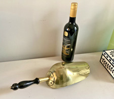 Vintage large brass scoop