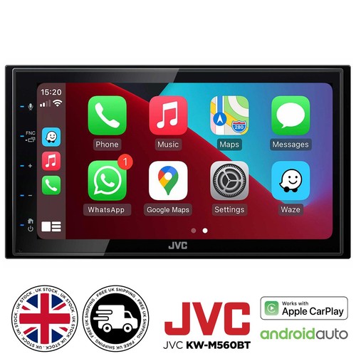 Jvc m560bt car - jvc, 6.8”
