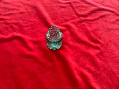 Vintage glass inkwell - vintage,