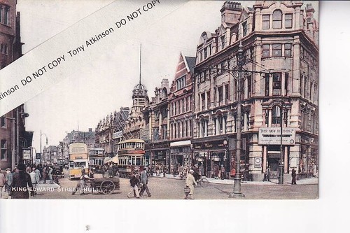 City hull tram bus - of,