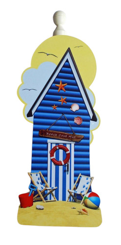 Blue beach hut kitchen - beach, roll