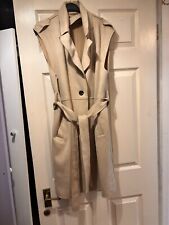 zara suede long waistcoat