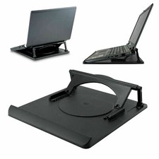 Laptop Table Stand Desk Tray Cooling Holder Adjustable 360° Rotation Swivel Base