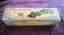 DINKY SUPERTOYS 698 GIFT SET TANK TRANSPORTER WITH TANK BOXED
