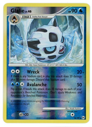 Glalie reverse holo - glalie,