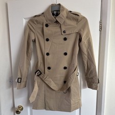 Burberry Kensington Trench Coat Women Beige