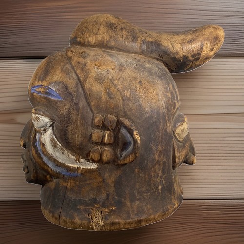 Authentic african art wood - art,