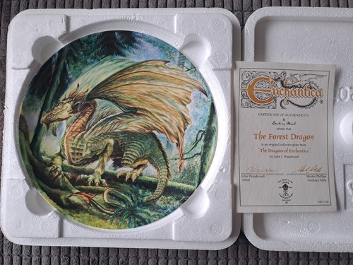 Danbury mint the forest dragon - danbury,