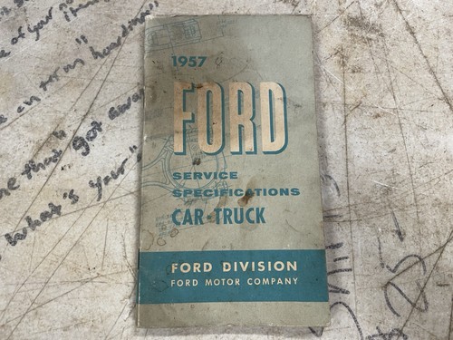 1957 ford service - 1957,