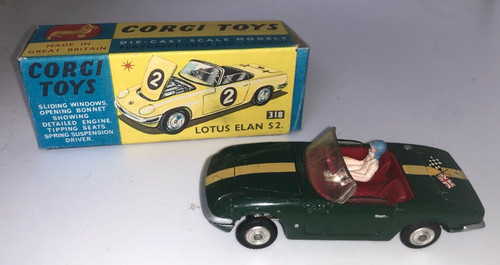 Corgi 318 lotus elan green - corgi,