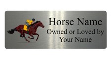 Personalised racing horse pony - personalised,