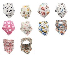 Cotton Baby Bibs  Set of 4 Different Designs