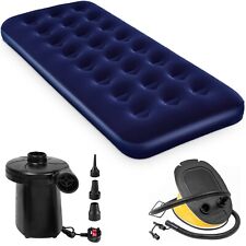 Single Airbed Flocked Camping