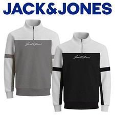 Mens Sweatshirts 1/4 Zip Jack
