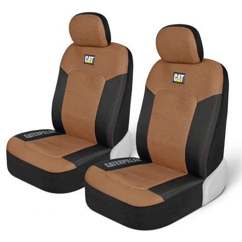 Cat beige black seat covers - cat,