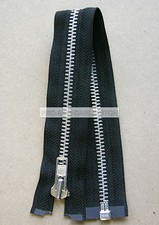 YKK HEAVY DUTY ZIP METAL TEETH CHUNKY OPEN ENDED ( CHOICE OF LENGTHS )