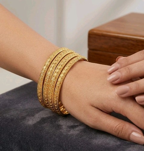 Ethnic bangles 22k gold - 22k, plated