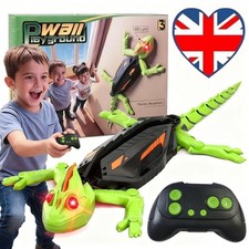 Wall Crawler Gecko, Rechargeable Remote Control Robot Kids Toy, Climbs Walls, RC