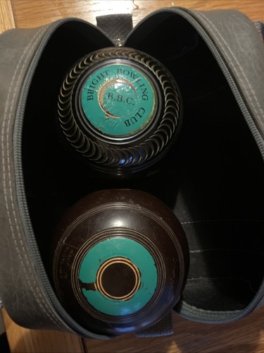 Indoor lawn bowling - bowling, balls