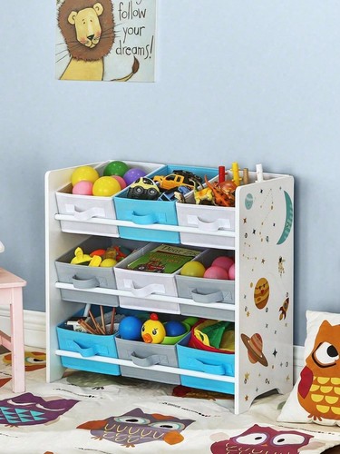 Kids toy storage shelf with - kids,