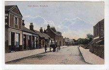 HIGH STREET, MONIFIETH: Angus postcard (C24961)