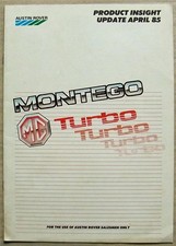 MG MONTEGO TURBO Car Product