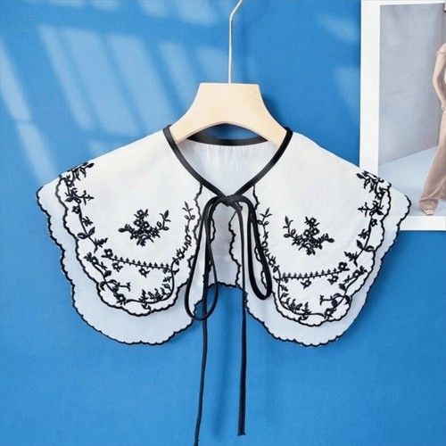 Elegant organza fake collar - organza,