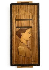 Welsh cockle picker marquetry