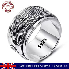 925 Sterling Silver Dragon