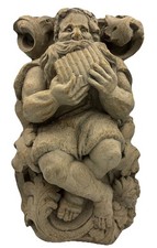 Titan playing flute gargoyle - titan,