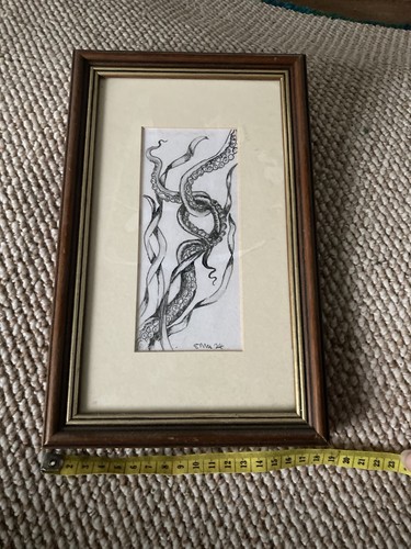 Pen and pencil sketch - and,
