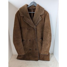 Vintage Morlands Sheepskin Shearling Long Coat Chest 46-48 - Great Condition