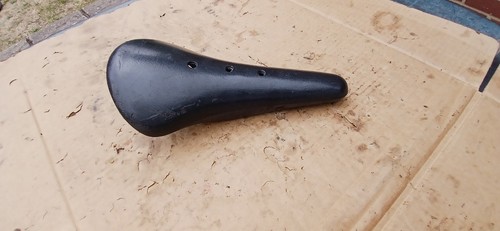 Bmx seat saddle black old - saddle,