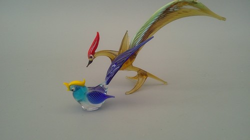Vintage hand blown art - hand,