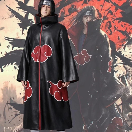 Naruto akatsuki black leather - naruto,