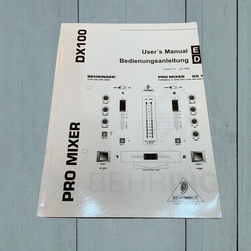 Behringer pro mixer - behringer, dx100